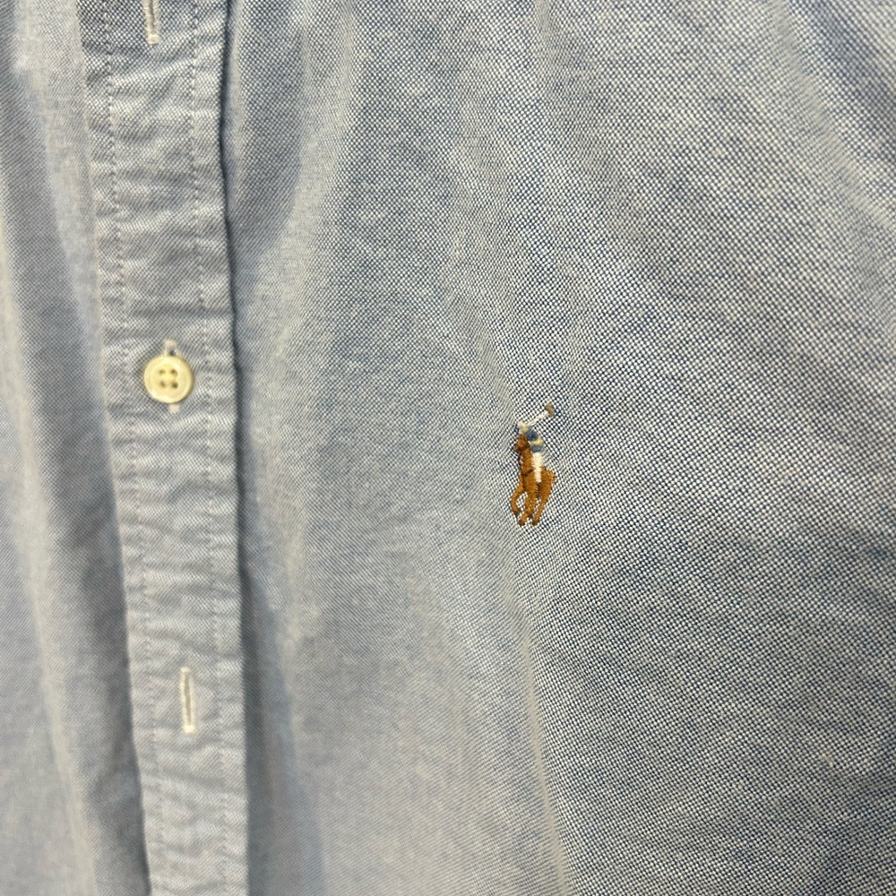 Boys 14/16- Polo by Ralph Lauren Light Blue Button Down Shirt